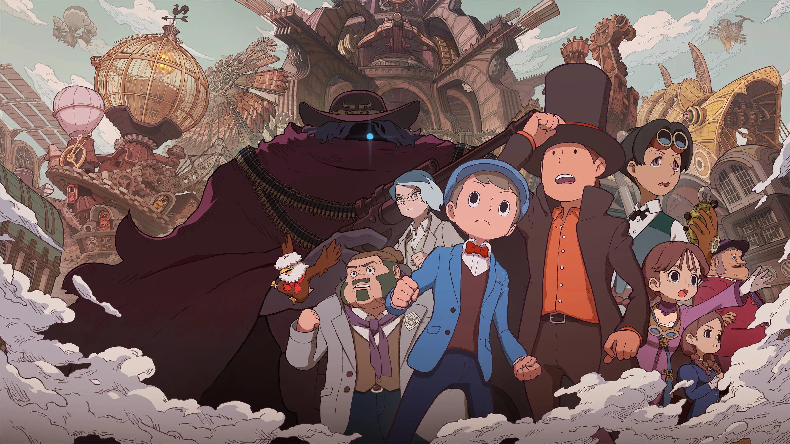 Professor Layton and the New World of Steam screenshot 3
